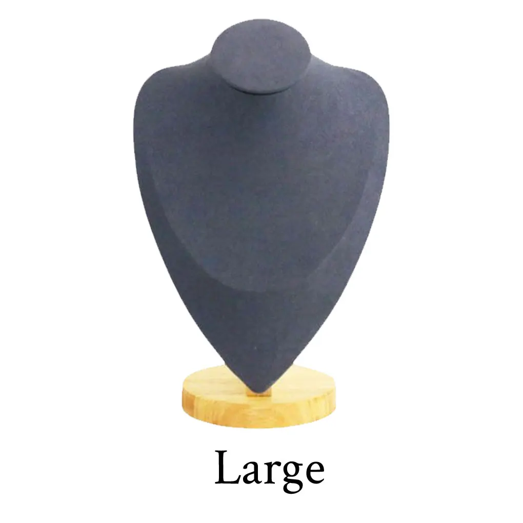 Necklace Display Stand Mannequin Stable Photography Storage Holder Tabletop Countertop Living-Room Organizer Showcase