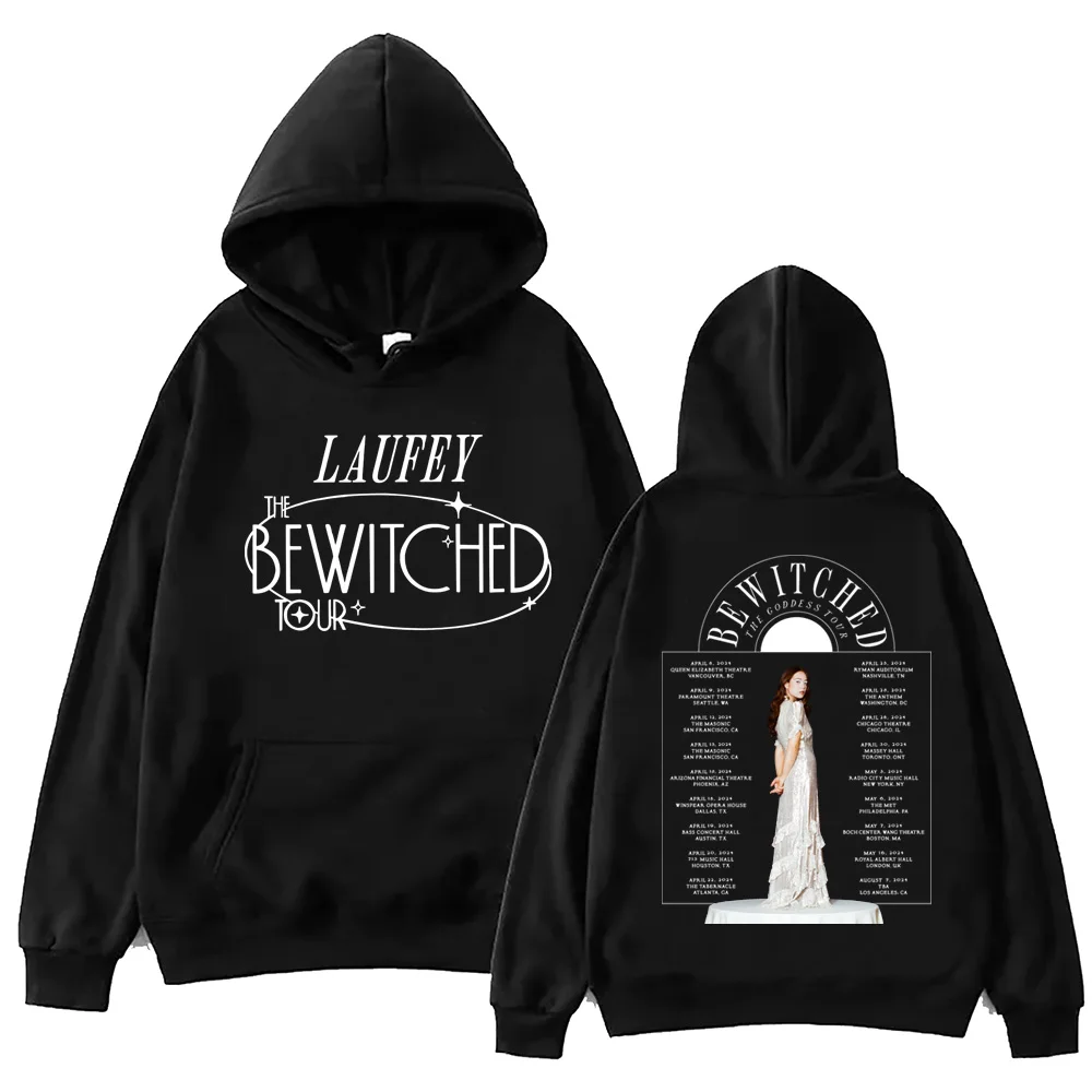 

Laufey The Bewitched Tour 2024 Hoodie Harajuku Hip Hop Pullover Tops Fans Gift