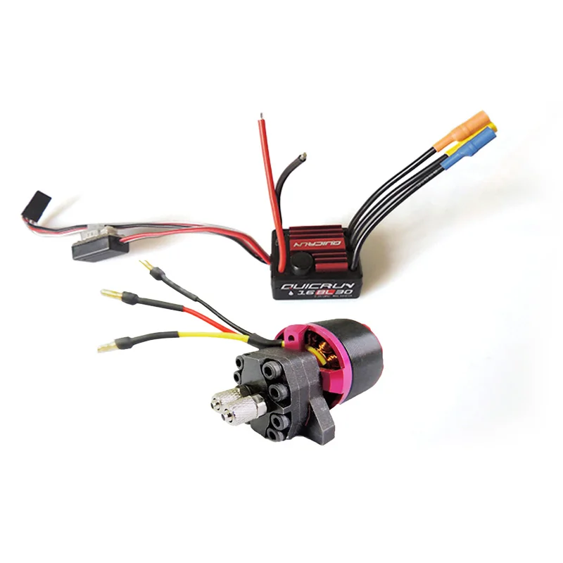 JDM Oliepomp Motor ESC Voor DIY LESU TAMITAA RC Truck 1/14 Model Afstandsbediening Loader Bulldozer Graafmachine Onderdelen Speelgoed Voor Volwassenen