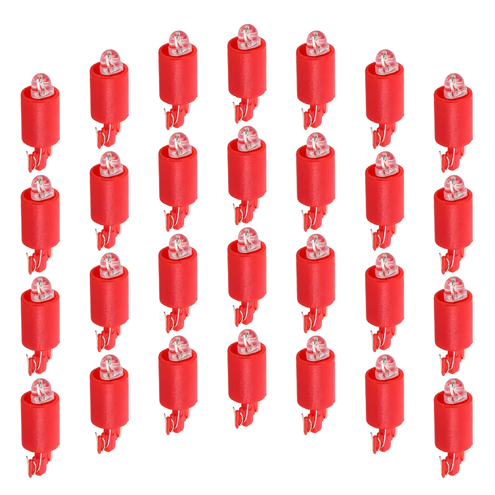 100Pcs 12V Yellow LED Arcade Replacement Wedge Base Bulbs for Push Button Coin Door Gaming Machine
