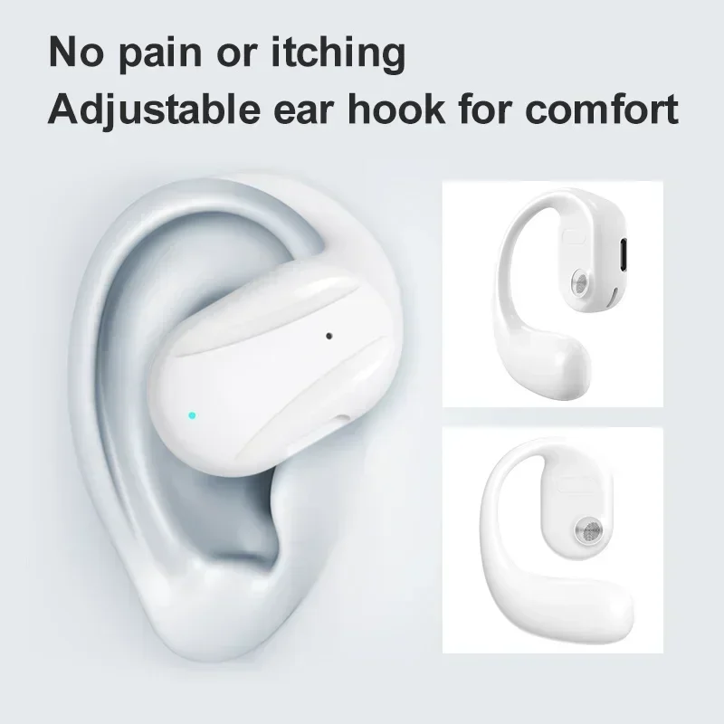 Noise Canceling Wireless Earpiece Hands-Free Earphone YJ77 for Driving Business Office with Microphone Bluetooth Headset