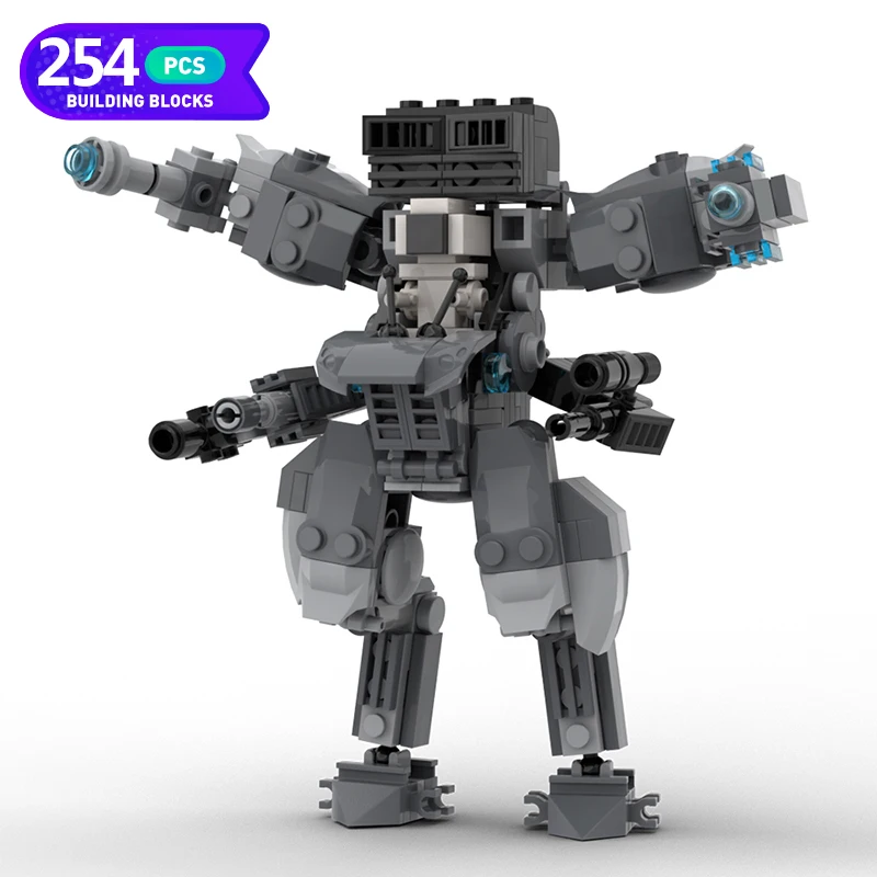 

MOC Skibidi Toileted Game Series Camera Mech Robot Building Block Assembly Model Cameraman Mecha Robot Brick Toy Children Gift