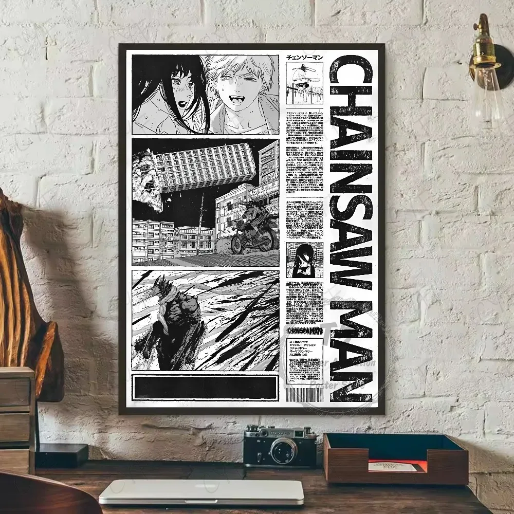Classic Anime C-Chainsaw M-Man Poster Sticker