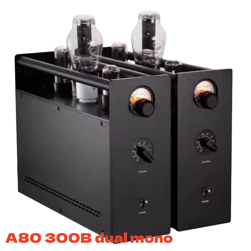 New Audio A80 300B Dual Mono Pure Class EIN Rohr Verst ä rker HiFi Links und Rechts Kanal Split Sound Audiophlie Hause Rohr Amp