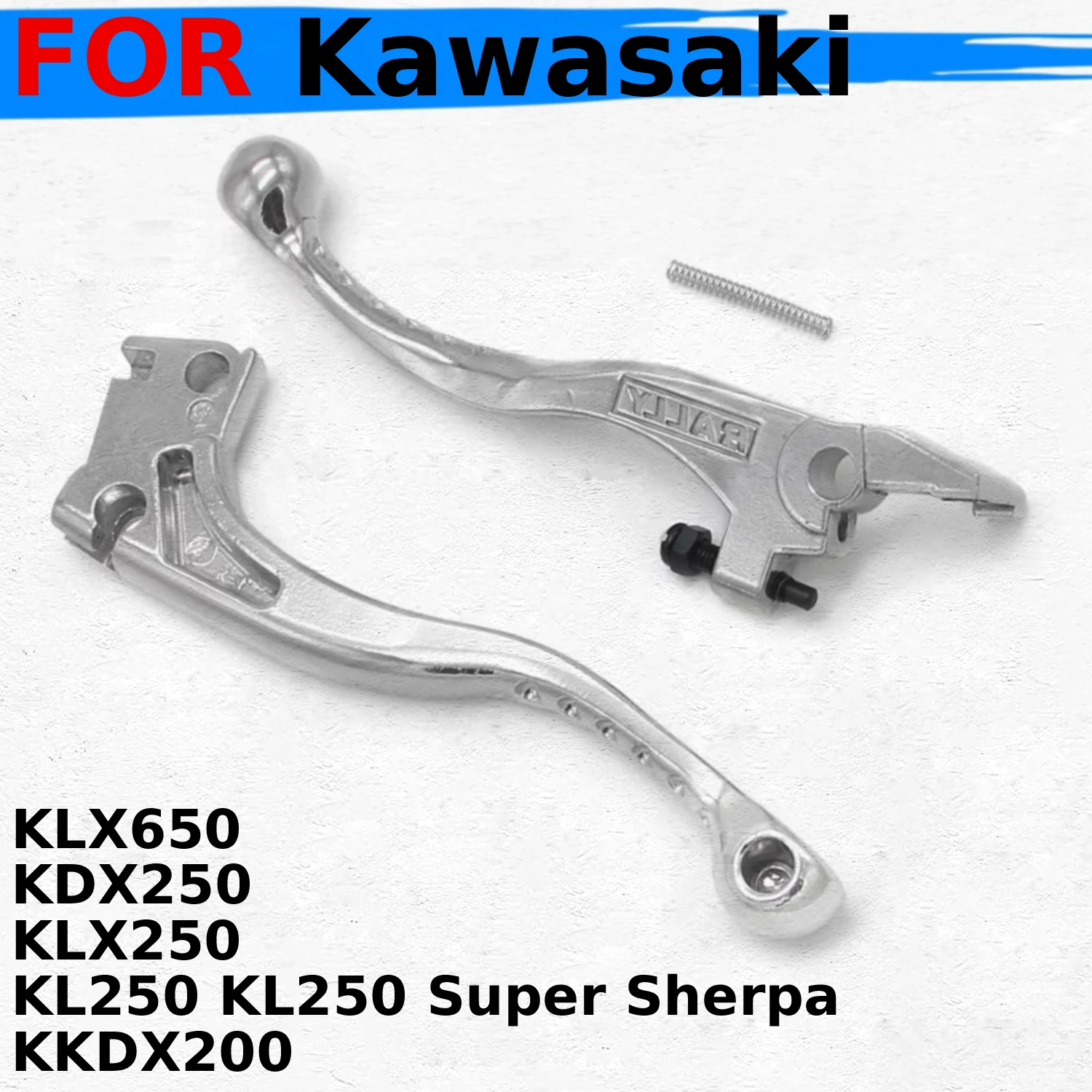 

Motorcycle FRONT BRAKE & CLUTCH LEVERS For Kawasaki KLX650 / KLX250 / KDX250 / KDX200 / KL250 KL250 Super Sherpa