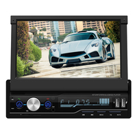 Telescopic 7-inch Car MP5 Player with Bluetooth Call Reverse Image MP3 Radio Replacement Plug-in Card Machine for Vehicle