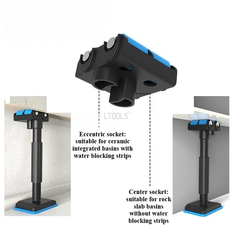 Cadre de Support de poulie pour Installation d'armoire de salle de bain, Support de levage réglable pour économie de travail, dispositif de Support de Construction