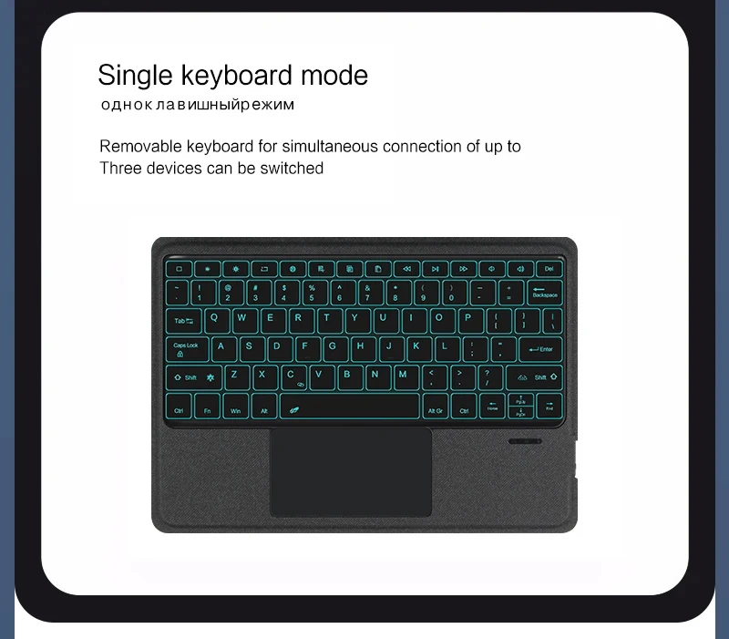 Magic Smart Keyboard Cover Folio for XIAOMI POCO Pad 12.1 Inch 2024 Redmi Pad Pro 12.1" Tablet Case with TouchPad Backlight