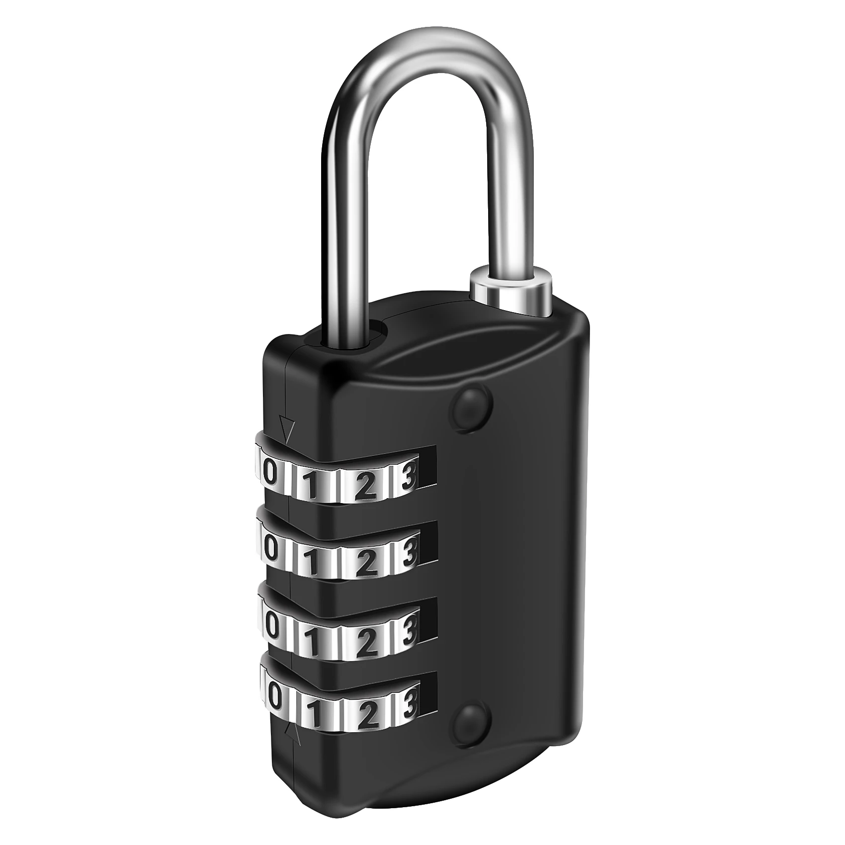 A69ecombination-Padlock 4-Digit-Gym-Locker-Lock - 4 PCS Resettable Combo Lock For Toolbox School Employee Locker