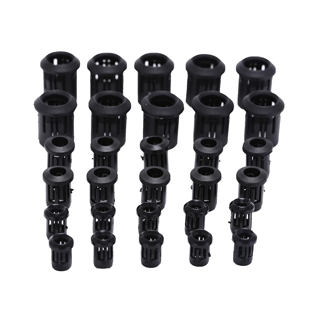 10pcs Black Plastic Lamp Bases LED Lamp Diode Holder Black Clip Bezel Socket Mount 3mm/5mm/8mm