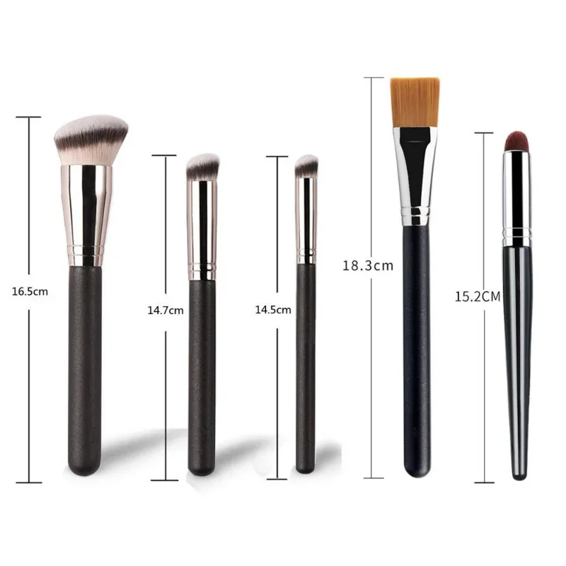 Makeup Brushes Foundation Concealer Angled Seamless Cover Synthetic Dark Circle Liquid Cream Cosmetics Contour Brush Beauty Tool