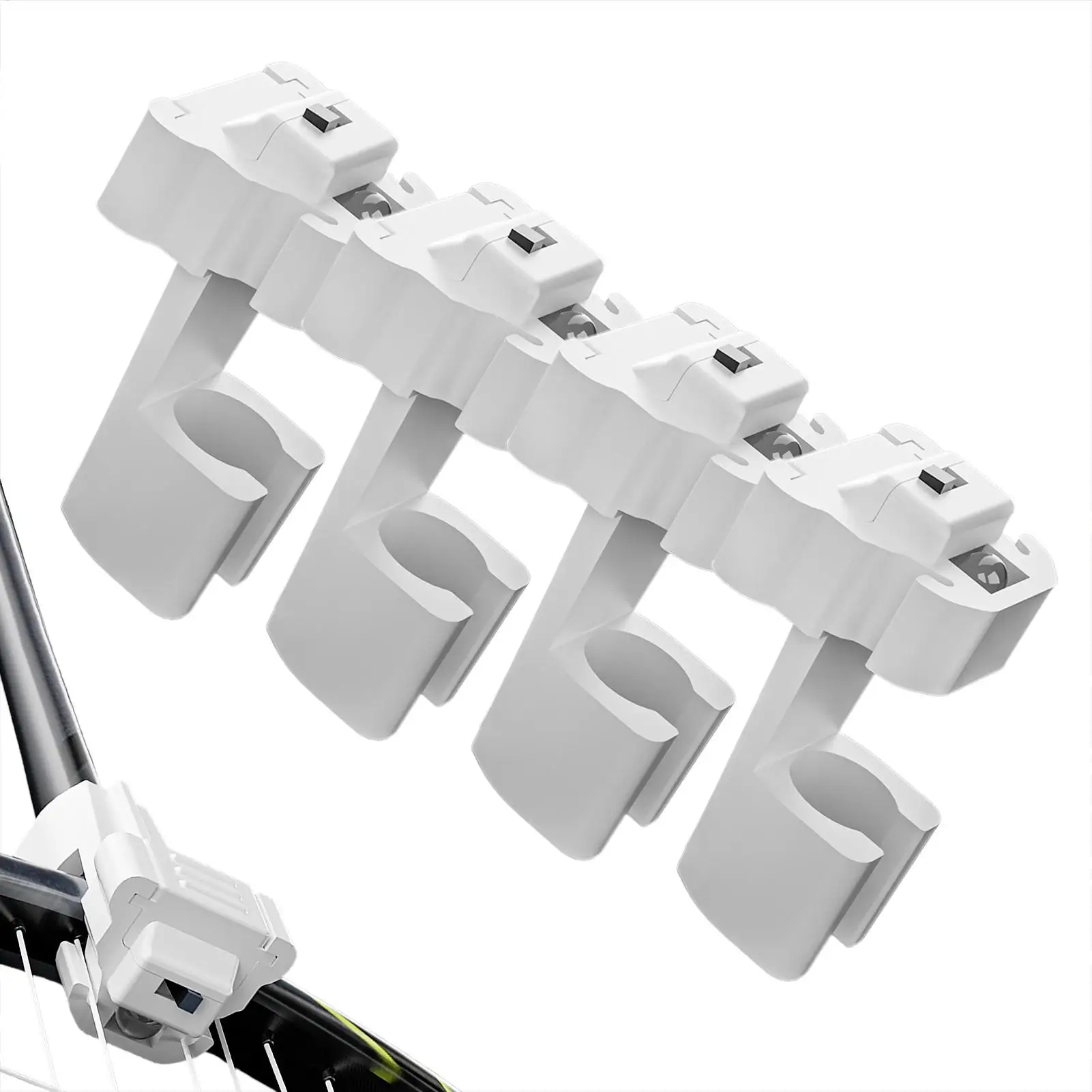 

Подсветка теннисных ракеток, 4 шт., зажим для ракетки для бадминтона, портативная тренировочная лампа для тренировок на заднем дворе, ночная группа