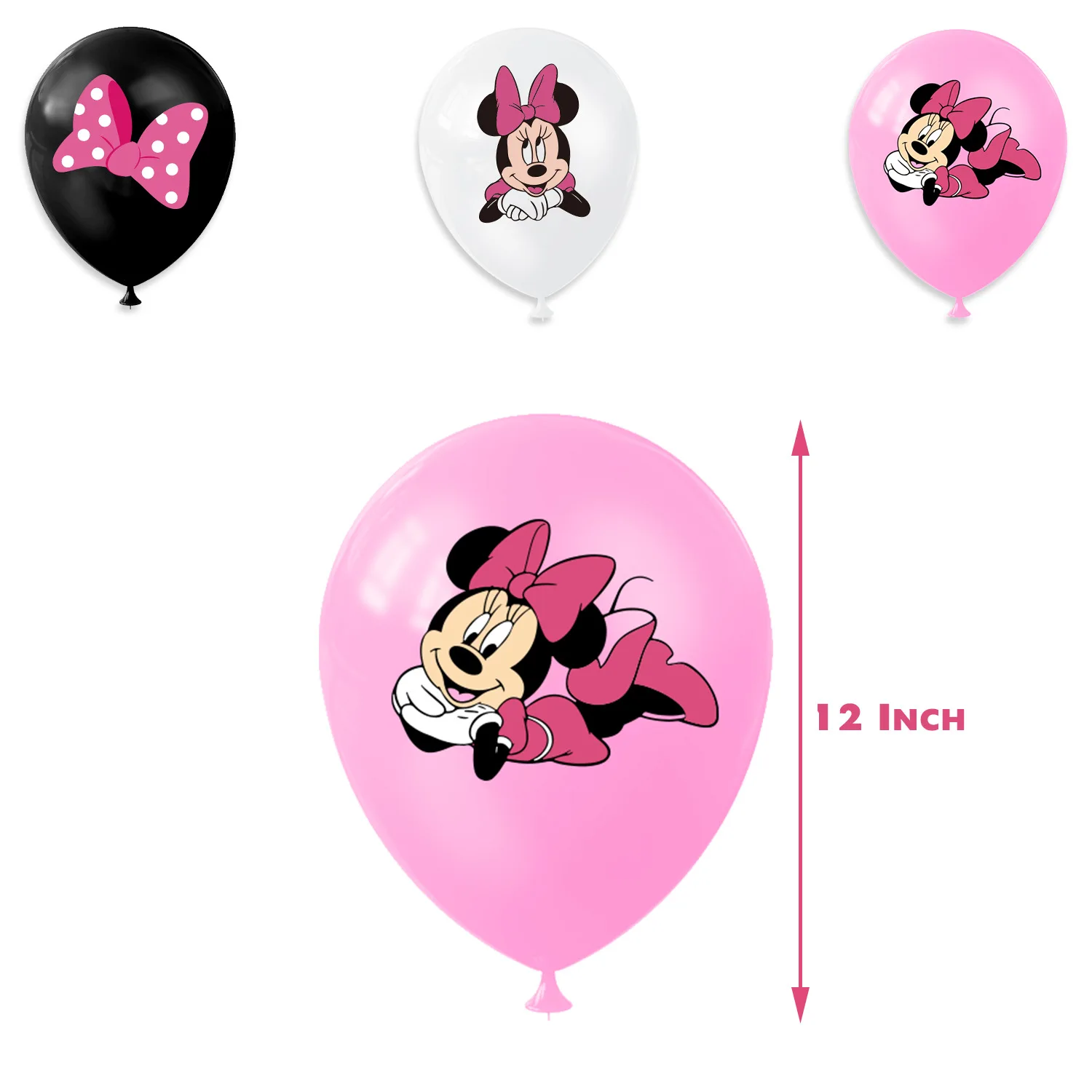 Mickey Mouse Minnie Birthday Theme Latex Balloon Children's Birthday Party Decoration 12 inch ballons wedding decoration