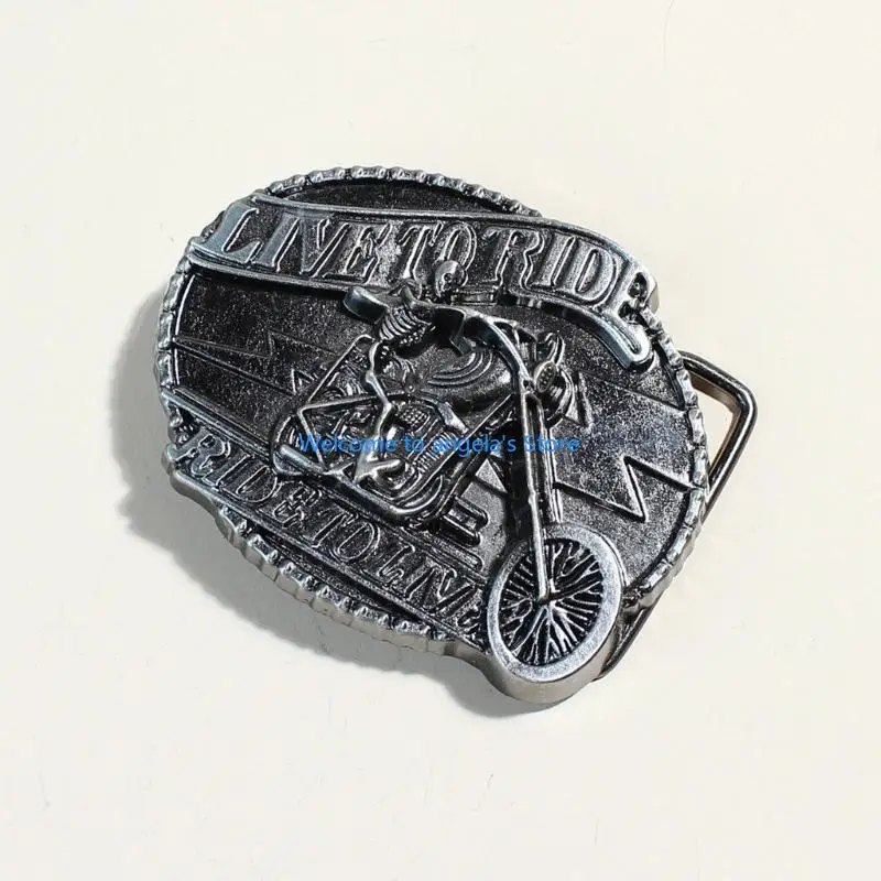 مشبك حزام بهيكل عظمي قوطي X4YC، أجهزة معدنية شديدة التحمل، مشبك حزام سهل التركيب