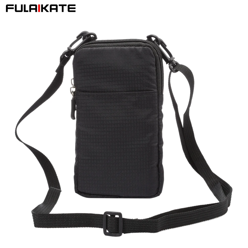 FULAIKATE SPORTS Universal Phone Bag for iPhone15 Pro Max Portable Waist Pouch for iPhone 14 Plus Mobile Phone Shoulder Holster