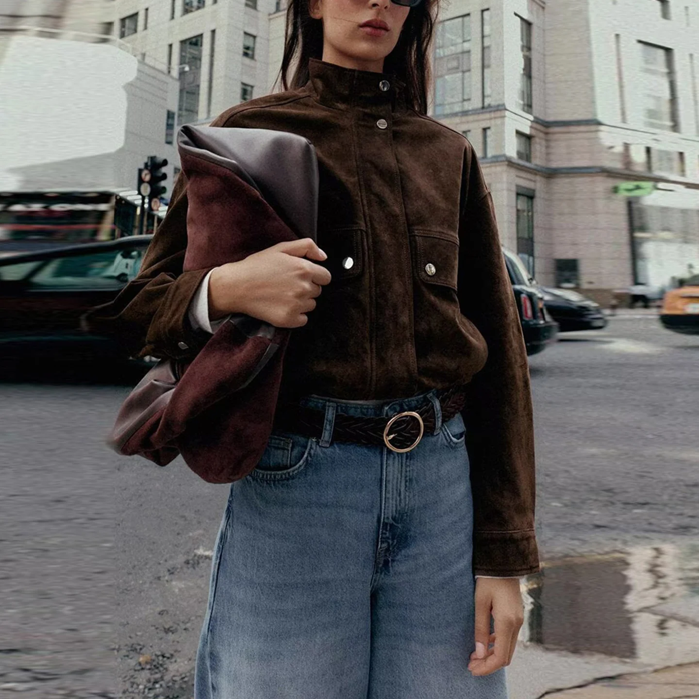 Z femmes pilote Jaet manteau réversible Faux cuir décontracté Sle 2025 nouveau automne Faion ort vêtements d'extérieur