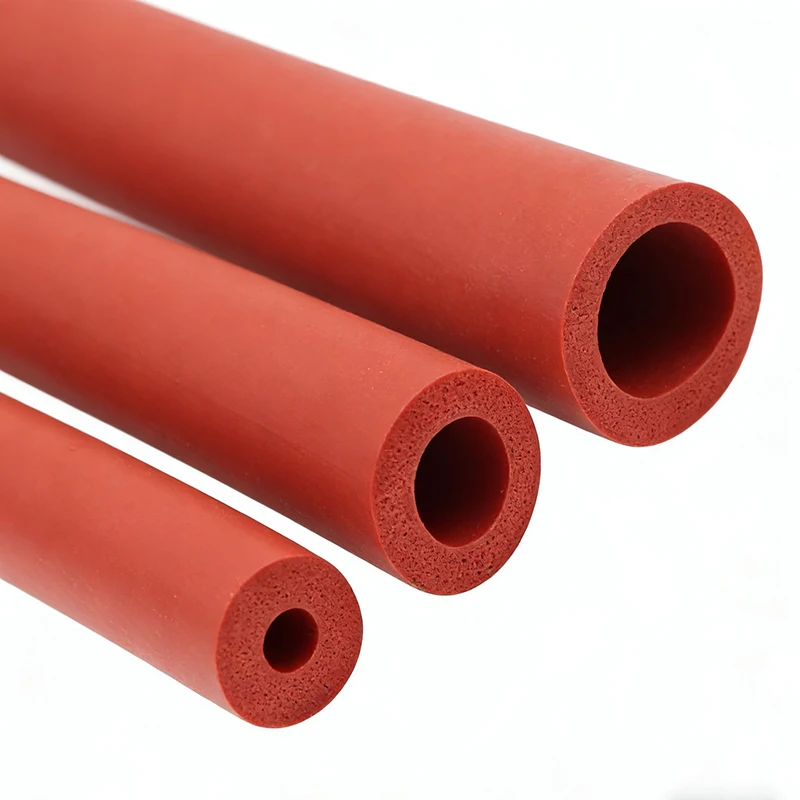 

High Temperature Resistant Silicone Sponge Round Cord Hollow Rubber Seal Strip Window Door Waterproof Dustproof Foam Tape