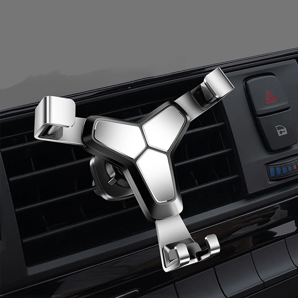 

Car Phone Holder Metal Wind Outlet Bracket 360° Rotate Universal Fit For Round Square Vent Phone Mount Stand Car