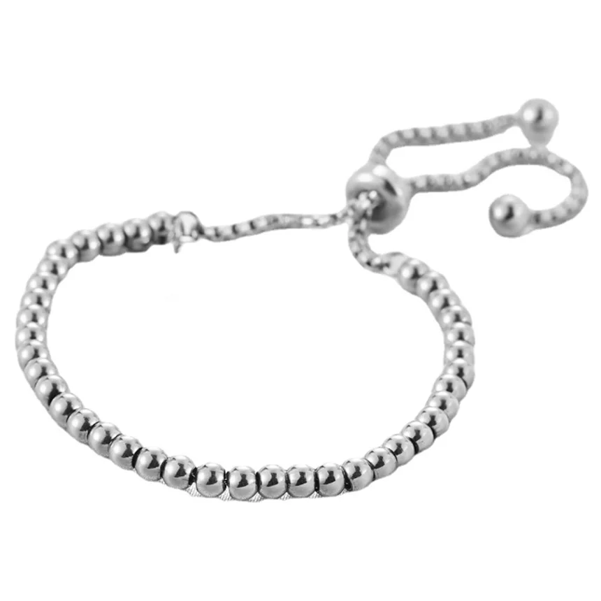 SION L-Bracelet en Acier Inoxydable pour Femme, Perles, Coquillage Coeur, Tendance Mode, Haute Joaillerie, Accessoires, SAB785