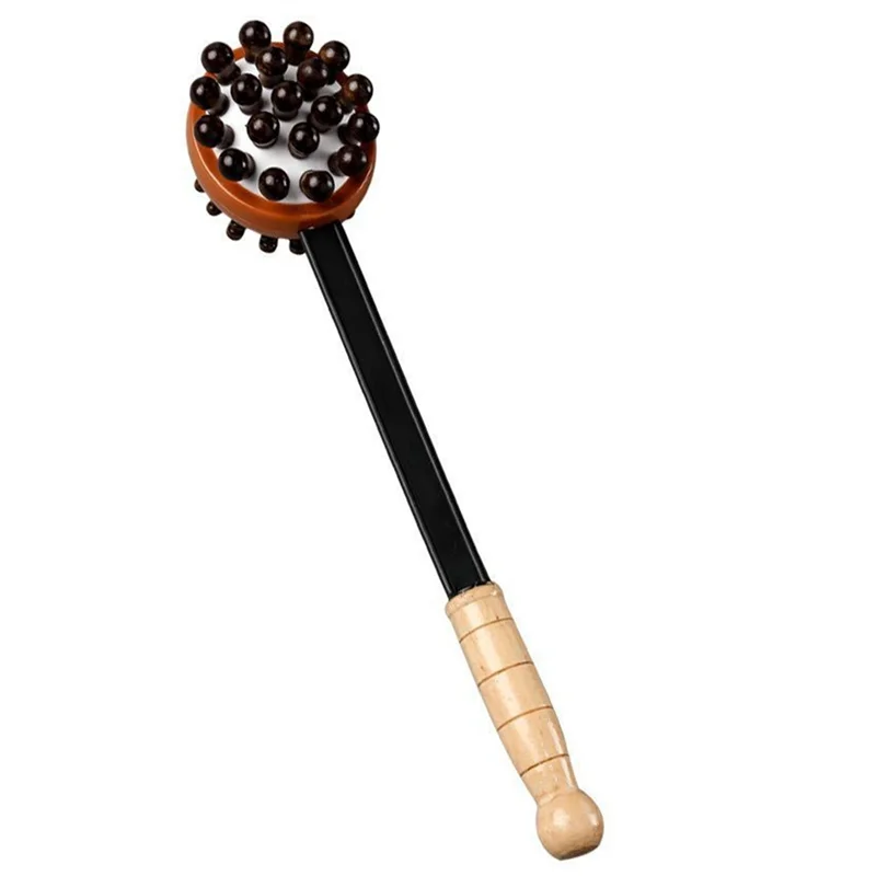 -A25M Back Knock Massage Handheld Round Head Back Pounding Massage Hammer Relieve Stress And Fatigue Meridian Massage