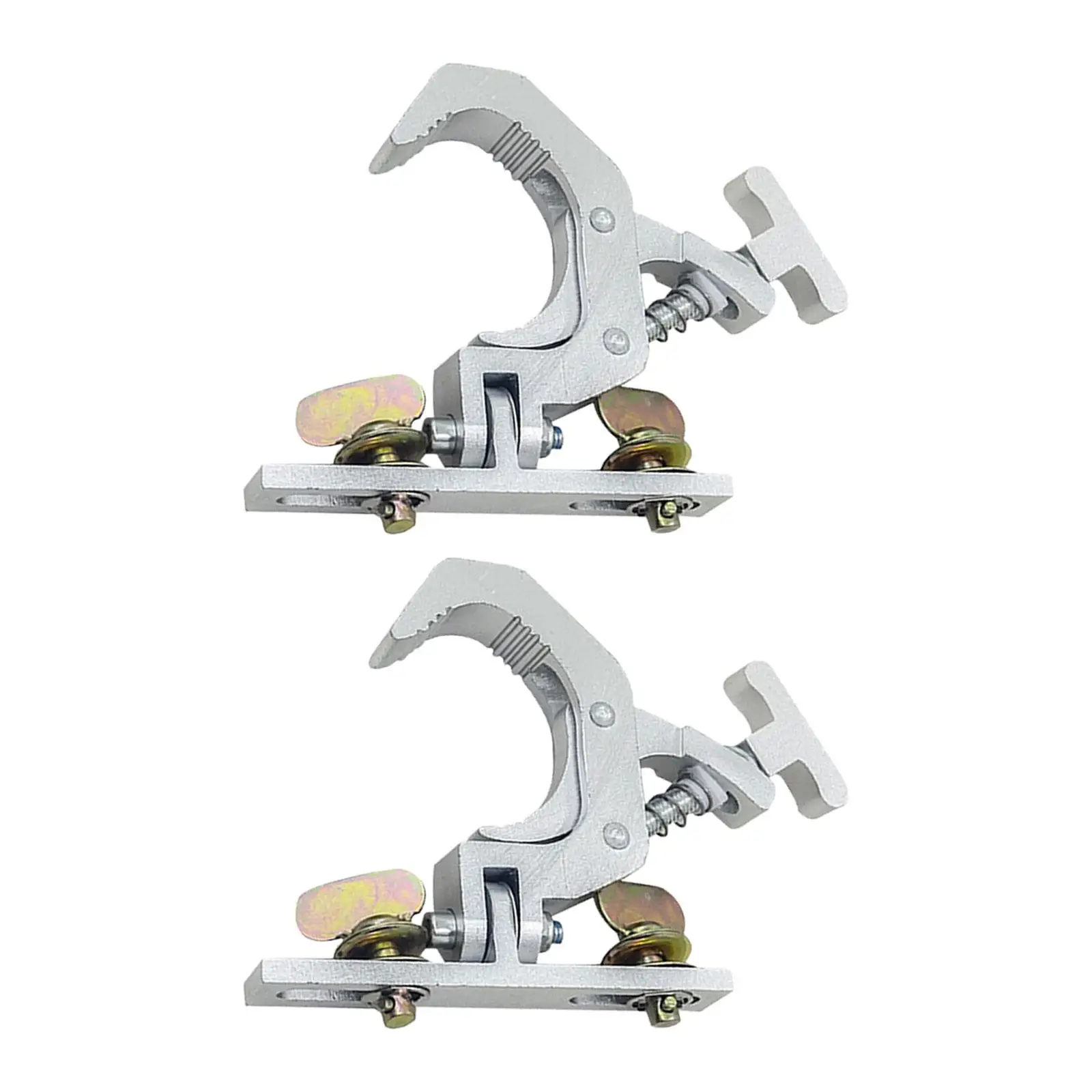 2x Lighting Clamp Lighting Hook Mount Fit Club Aluminum Alloy Event Stage Heavy