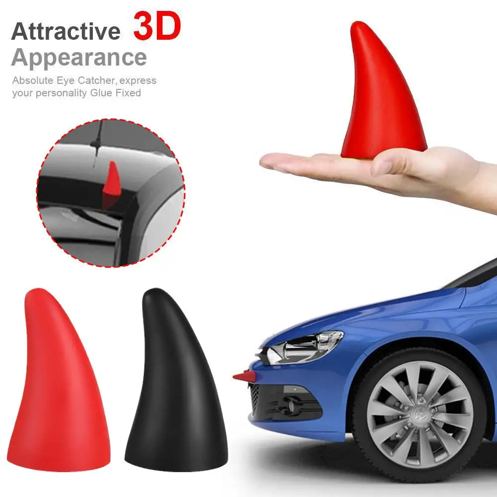 Car Roof Decoration 3D Stereo Car Sticker Buds Antennae Anti-collision Cute Horns Demon Sticker Decora Selling Sap H5J5