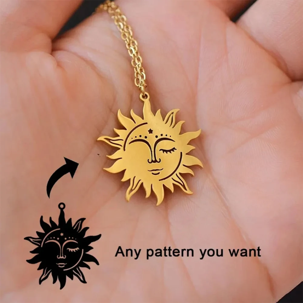 Personalized Customized Patterned Necklaces, Company Logos, Children's Paintings, Animal Badges, And Other Design Pendants