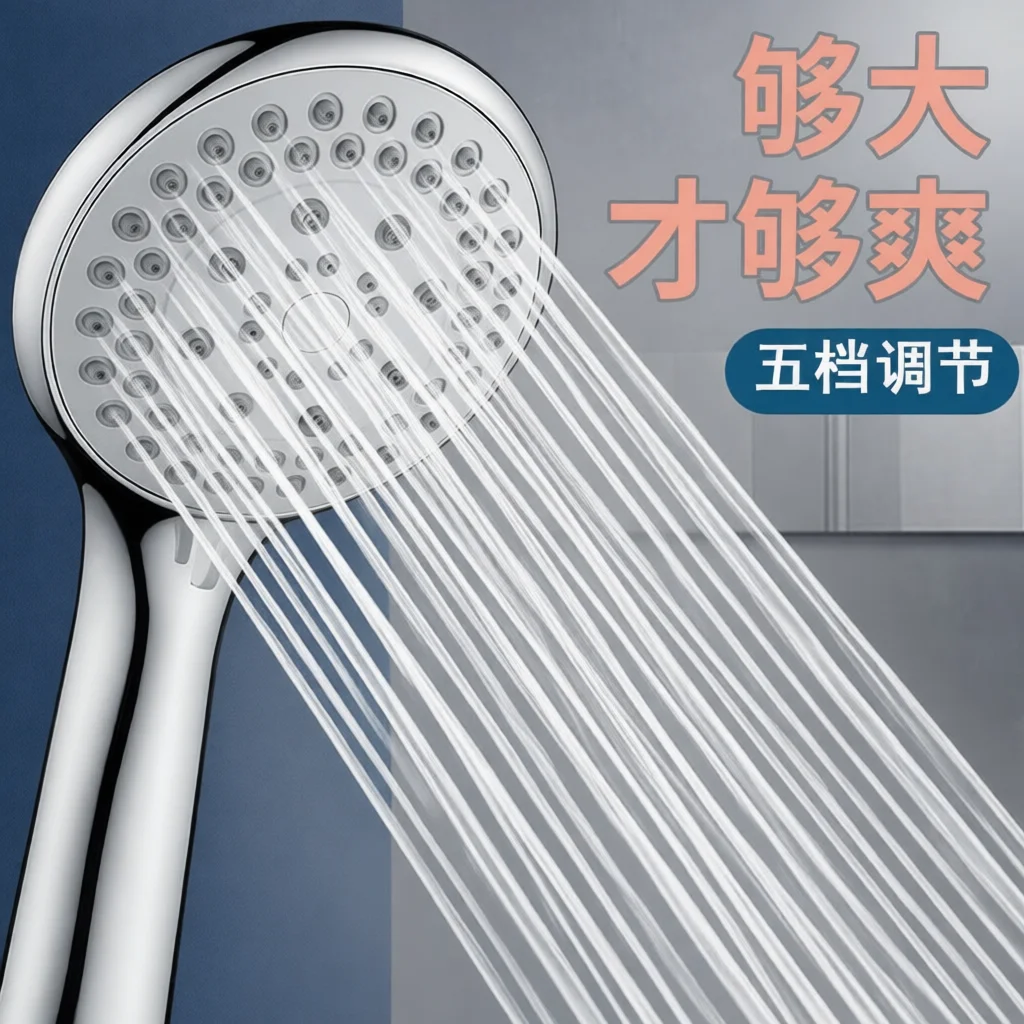 رأس دش يدوي عالي الضغط موفر لل - مراجعة High Pressure Shower Head Handheld وسعره