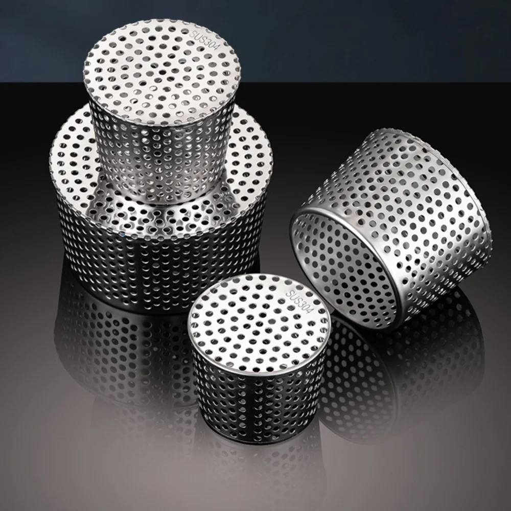 Stainless Steel Rooftop Floor Drain Cover Circular Shape Anti Rodent Outer Side Filter Screen Gutter Sewer Anti Blocking
