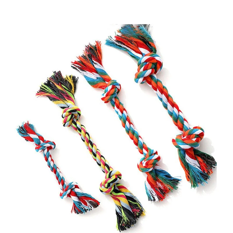 1PCS Dog Toy Pet Molar Bite-resistant Cotton Rope Knot for Small Dog Puppy Relieving Stuffy Cleaning Teeth Pet Chew Toys