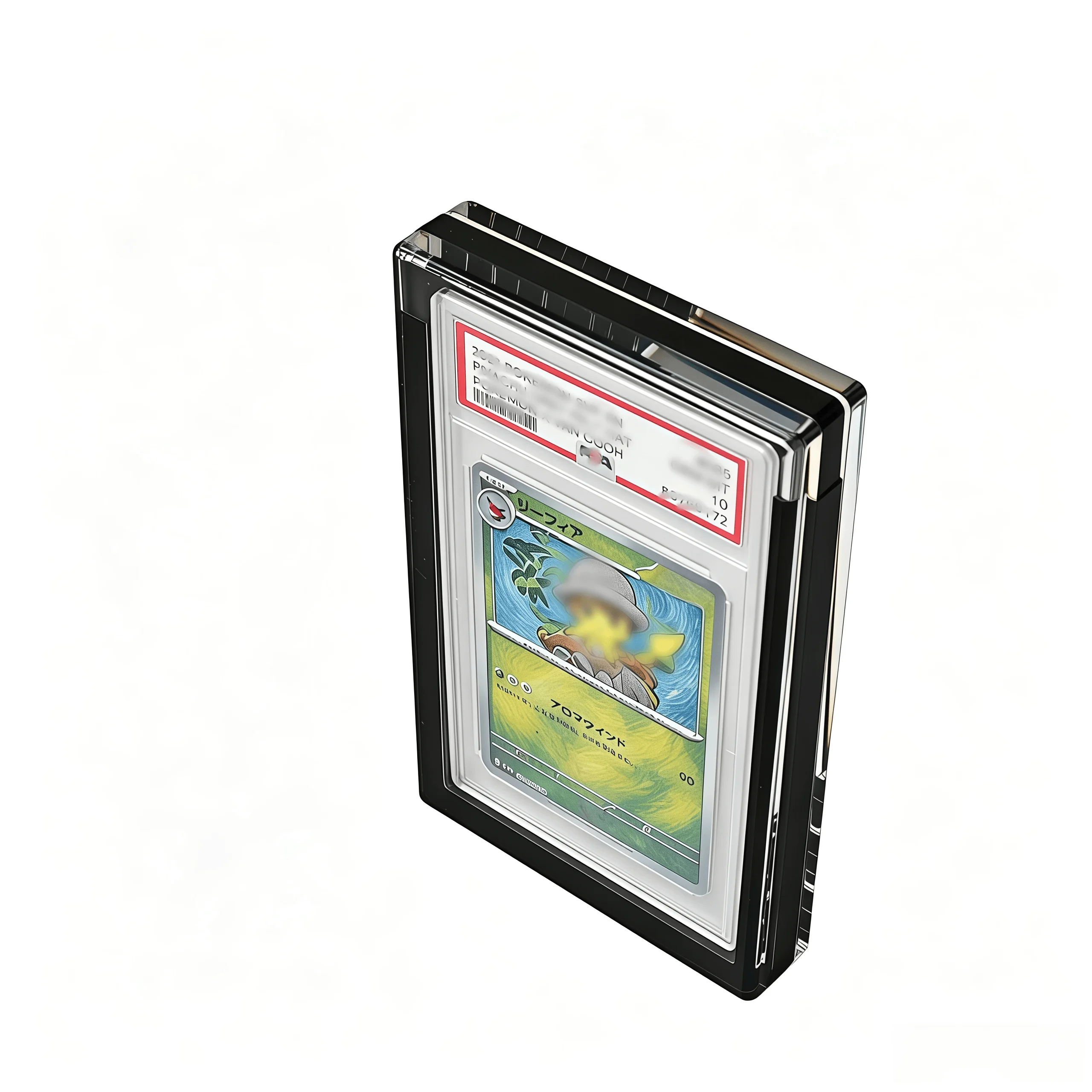 Magnetic UV Protection Card Display Brick Clear Acrylic Graded Card Storage Stand For Anime Pokemon YuGiOh PTCG Cards