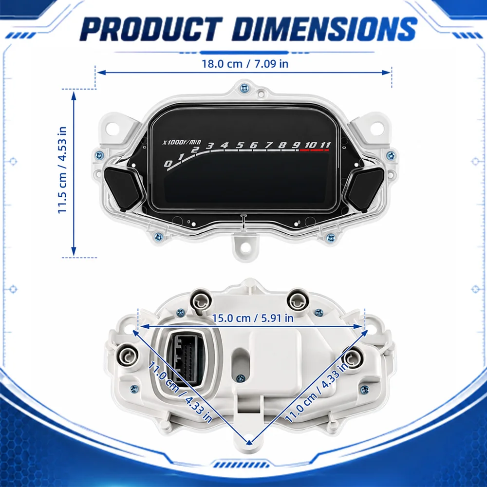 1pc Motorcycle Speedometer Instrument Panel For Honda CG 160 Titan EX Brazil Market 2016-2017 Durable accessories