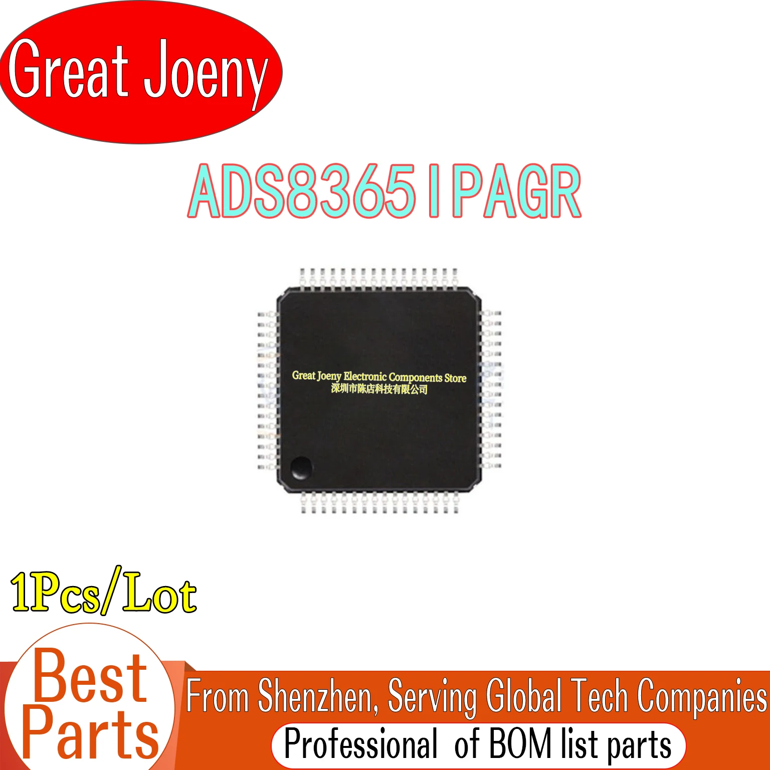 

ADS8365I ADS8365IPAGR ADS8365AI ADS8365 IC Chipset TQFP-64