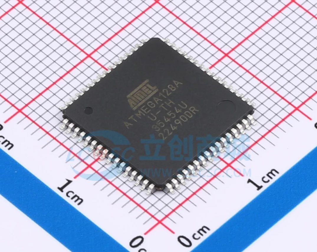 5pcs  ATMEGA128A-AUR Brand: MICROCHIP (American Microchip) Package: TQFP-64 Brand new imported original authentic products