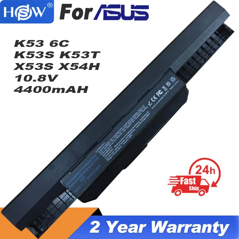 

6cell A32-K53 A41-K53 Laptop Battery For ASUS K53 K53E X54C X53S X53 K53S X53E K43E K43S K43U X43S X43SJ X43SV A43S A53 A53S