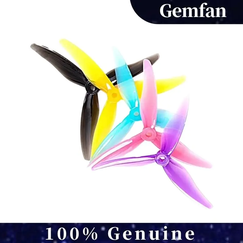 مروحة Gemfan JB Hurricane 51477، دعامات CW CCW مقاس 5 بوصات 3 شفرات لطائرة السباق بدون طيار FPV Freestyle، سلسلة التوقيع الطيار