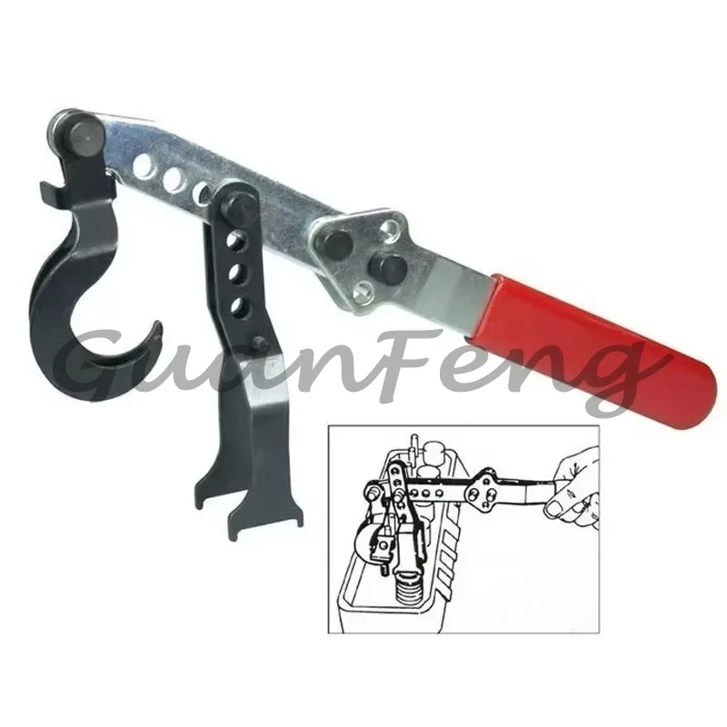 Valve Spring Compressor Tool Kit, Automotive Valve Spring Pusher Remover for Car Motorcycle Engine Repair