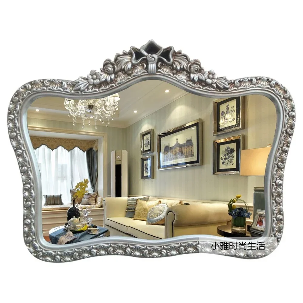 Bath Shower Makeup Bath Mirror Dressing Shaving Bathroom Wall Hanging Mirrors Aesthetic Bedroom Espejos De Baño Bathroom Fixture