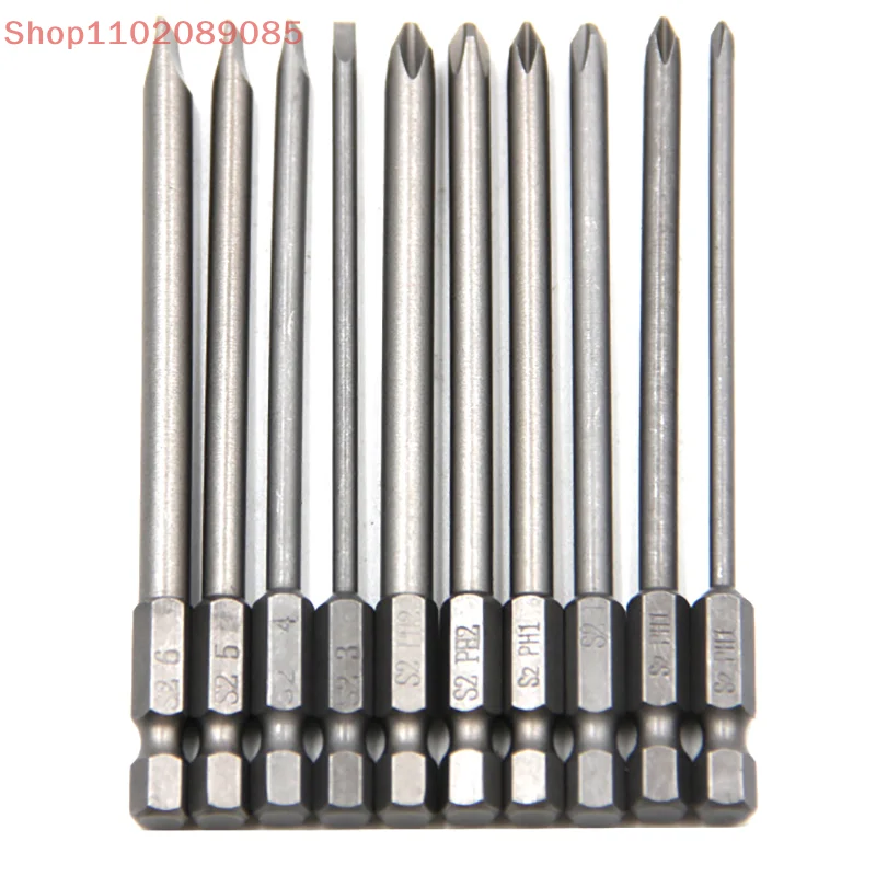 

Набор отверток, сильная магнитная пакетная головка, стальные шлицевые отвертки, биты для ремонта автомобиля, аксессуары для электроинструментов