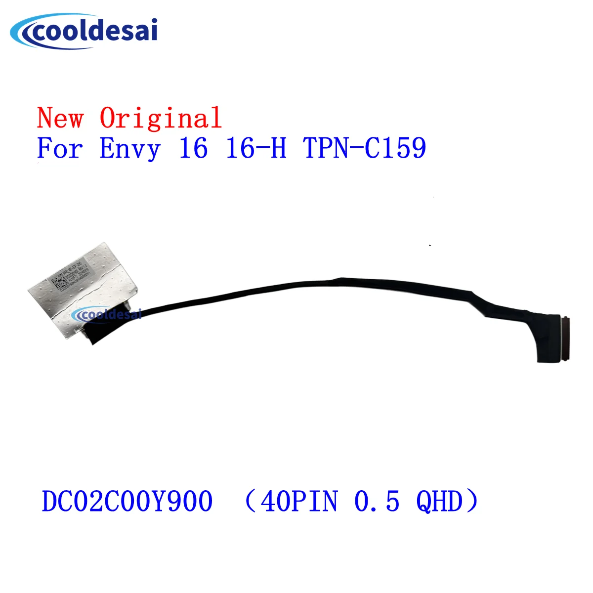 

New Original For HP Envy 16 16-H TPN-C159 Laptop Video Screen LCD LED Display Ribbon Flex Cable DC02C00Y900 40PIN 0.5 QHD