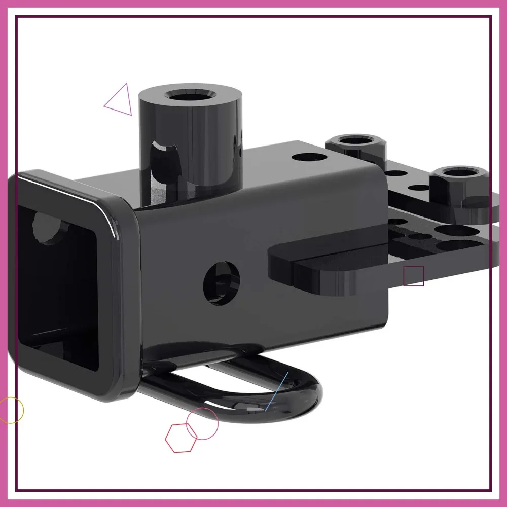 

Сцепное устройство для прицепа класса 3, с 2-дюймовым приемником для Ram 1500, сверхмощное буксировка до 6000 фунтов