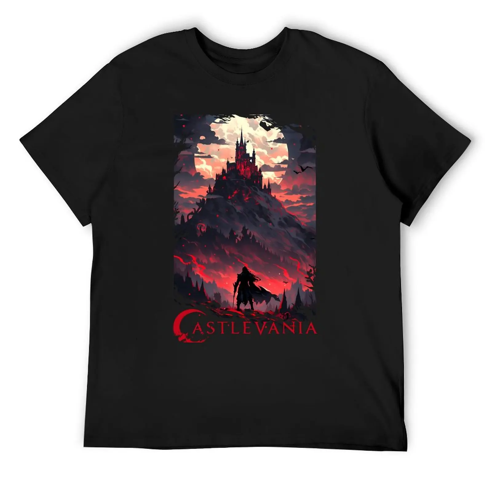 

Castlevania Design T-Shirt graphic shirts sweat Blouse oversized t shirts for men