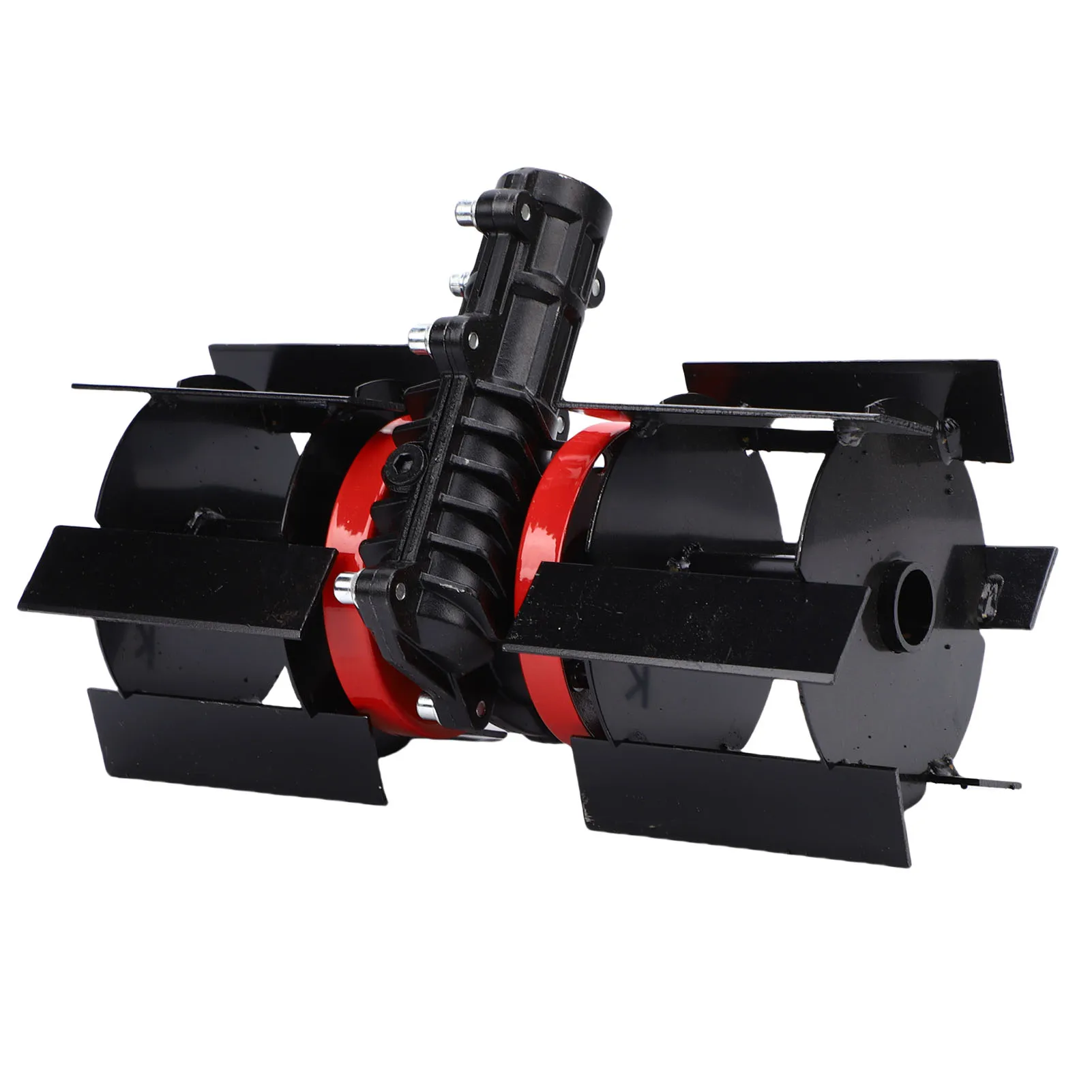 7 Zähne Universal-Mäher-Unkrautrad zum Lösen des Bodens, Gartenzubehör zum Lösen von Graben, 26 mm Rohr-Innendurchmesser