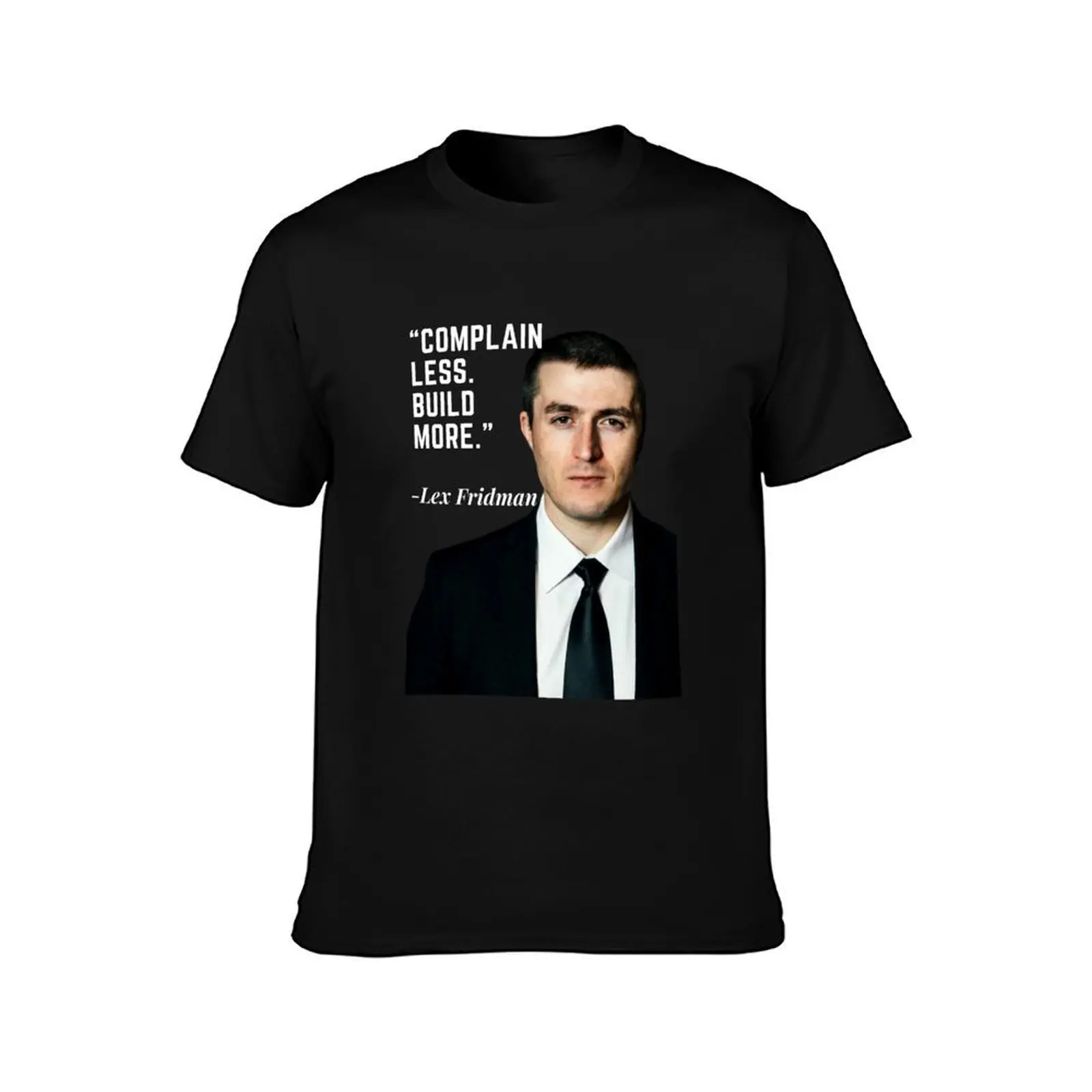 Lex Fridman Podcast T-Shirt Comfortable Work Wear Tee