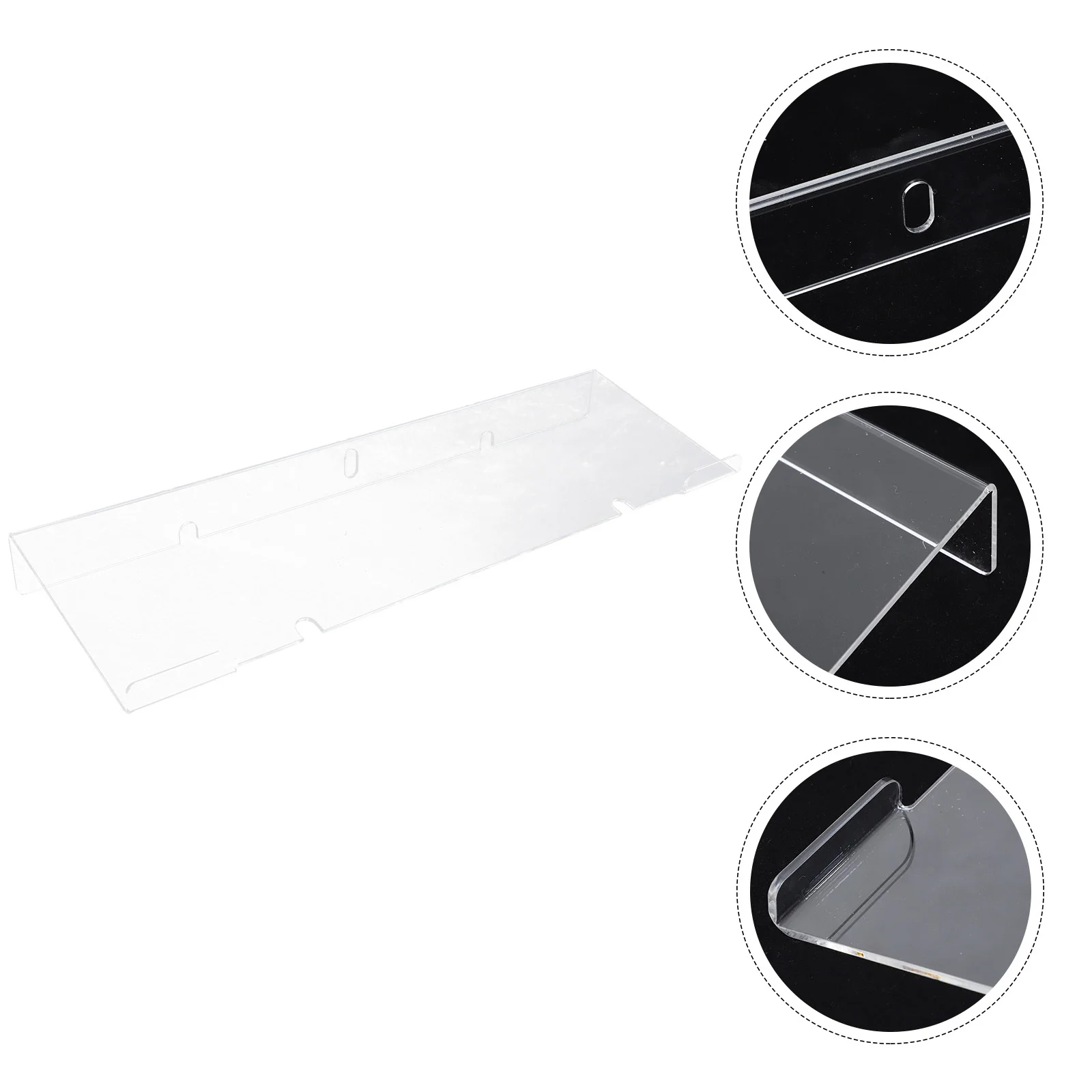 

Acrylic Keyboard Stand Clear Tilted Holder For Desktop Computer Gaming Accessories Office Desk Organizer Pc Supplies