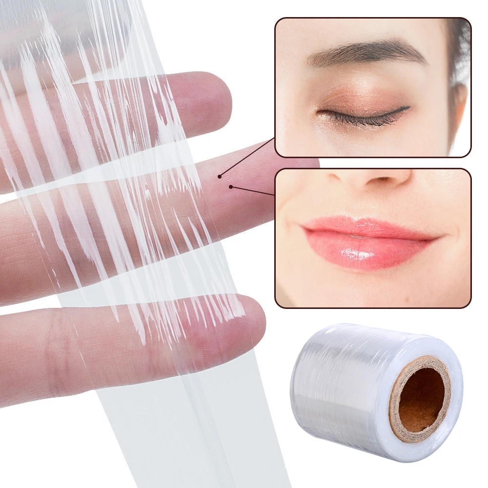 

Sdotter 1pc Tattoo Film Wrap Clear Cover Microbading Plastic Preservative 42mm*200mm Disposable Eyebrow Lips Transparent PMU Sup