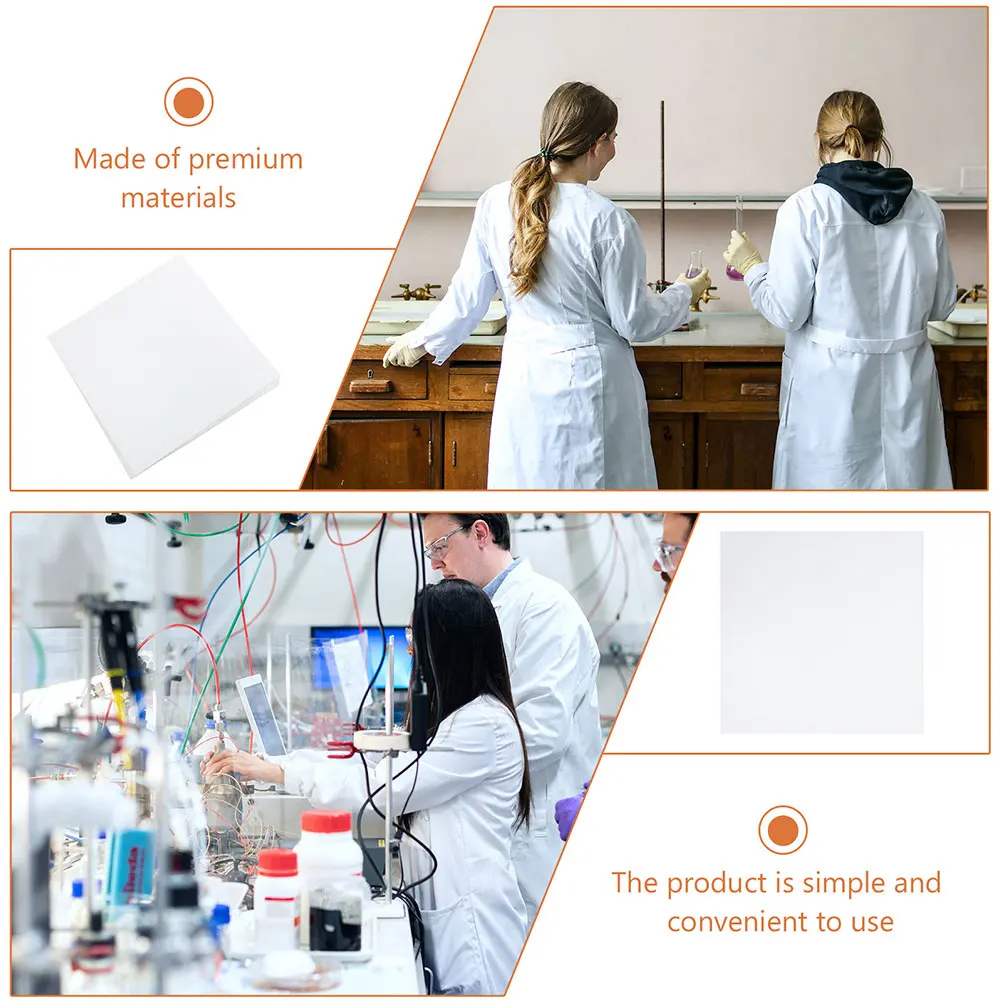 

60 Sheets 30x30cm Filter Paper Consumables White Medium Qualitative Laboratory Experiment Teaching Equipment