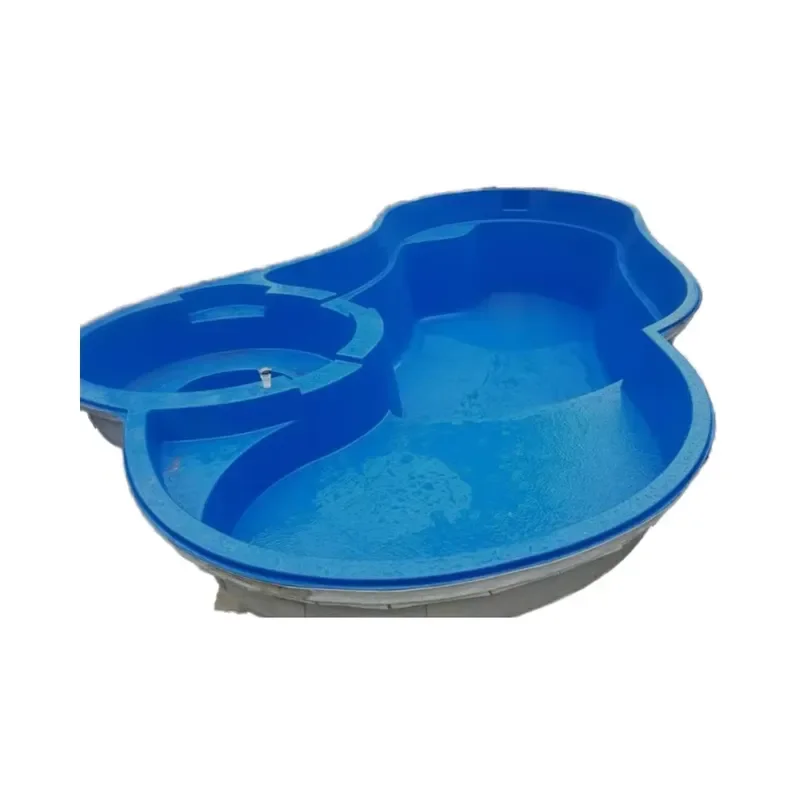 Custom Fiberglass Outdoor Swim Pool Cheap Price 8m 10m Inground Swimming Pool for Adults