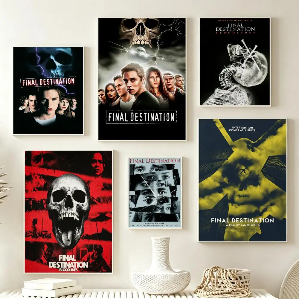 Affiche du film Final Destination, plusieurs tailles, sans cadre, style crémeux, décoration murale pour salon, chambre à coucher, cadeau.