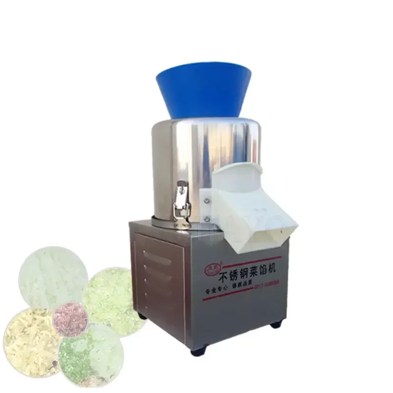 Stainless Steel Garlic Radish Chopper Electric Food Vegetable Grinder Cutting Machine